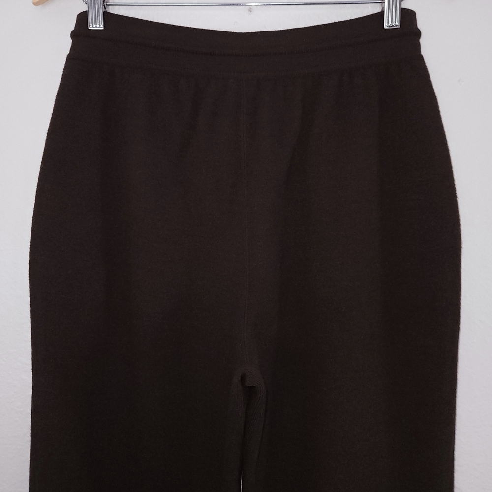 Loro Piana Rassa Pants Virgin Wool Jogger Pecora Nera Fleece MEDIUM Brown - Picture 6 of 12